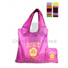 格子環保袋（可摺疊)