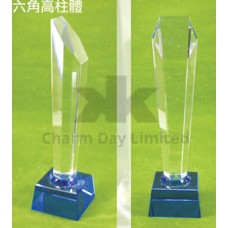 六角高柱體 水晶座