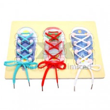 繫鞋帶穿線遊戲